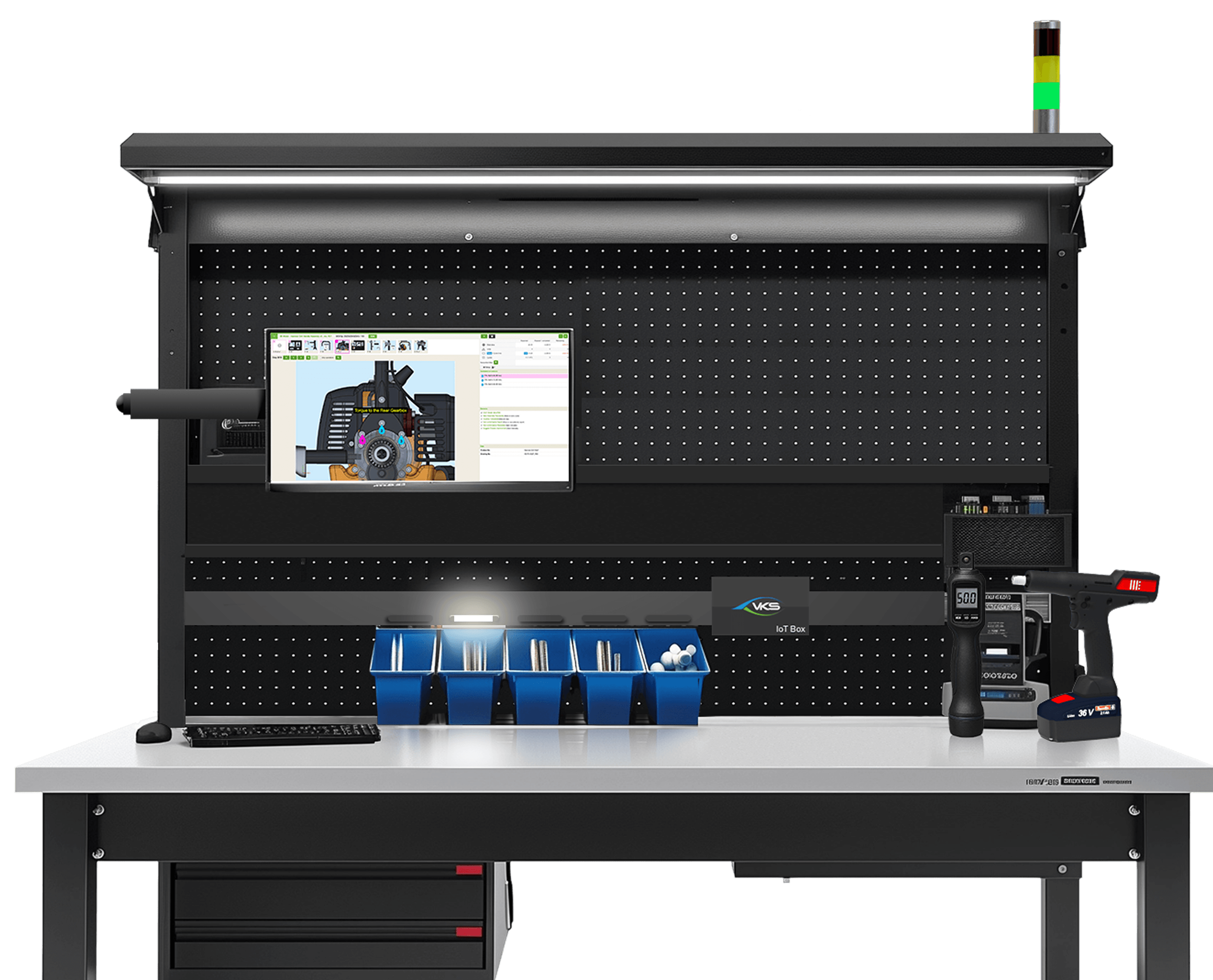 VKS Edge interface showing tool integration and data connectivity