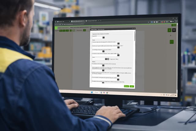 VKS Pro work instruction and data collection interface