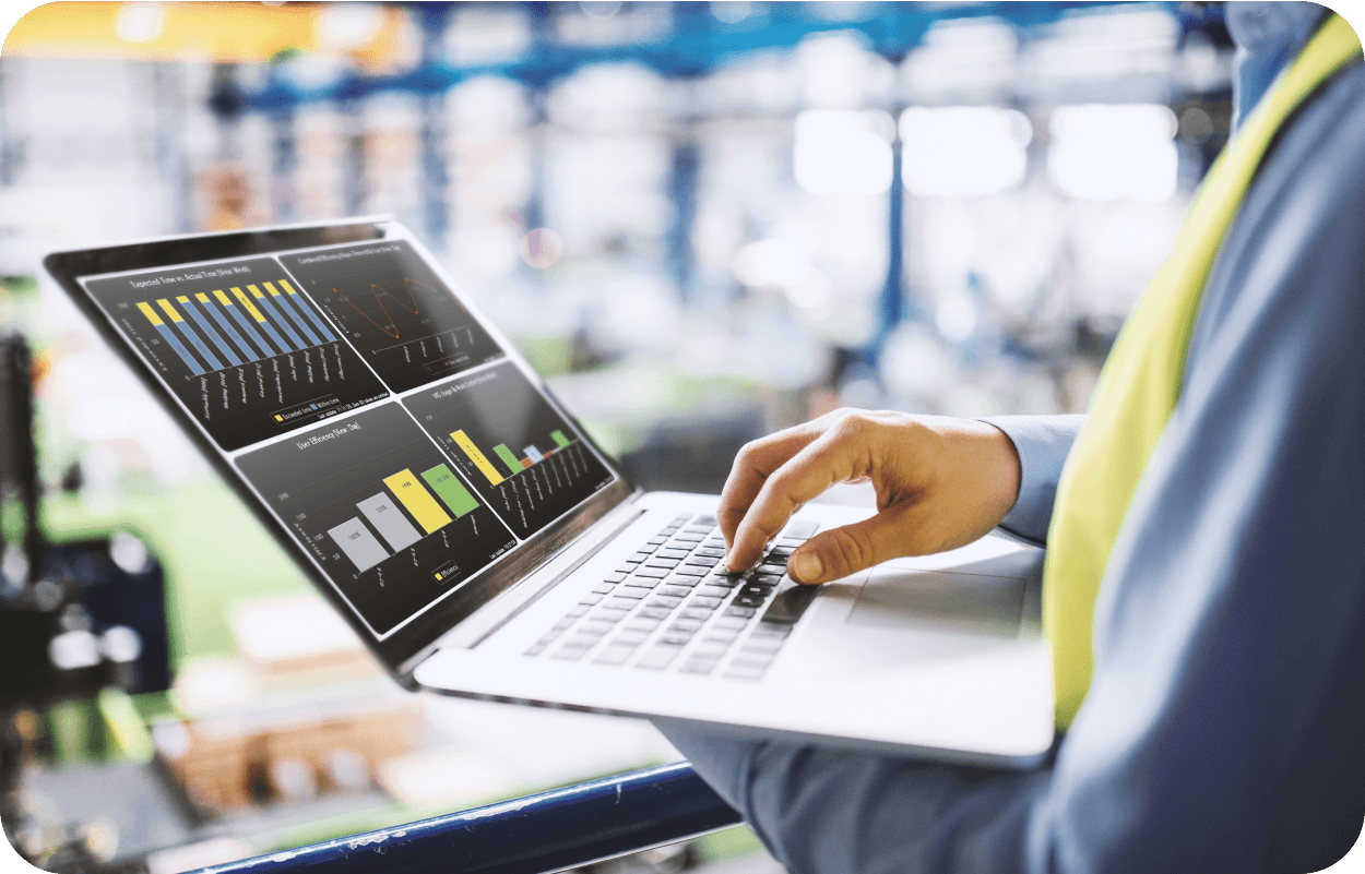 vks app displayed on a laptop